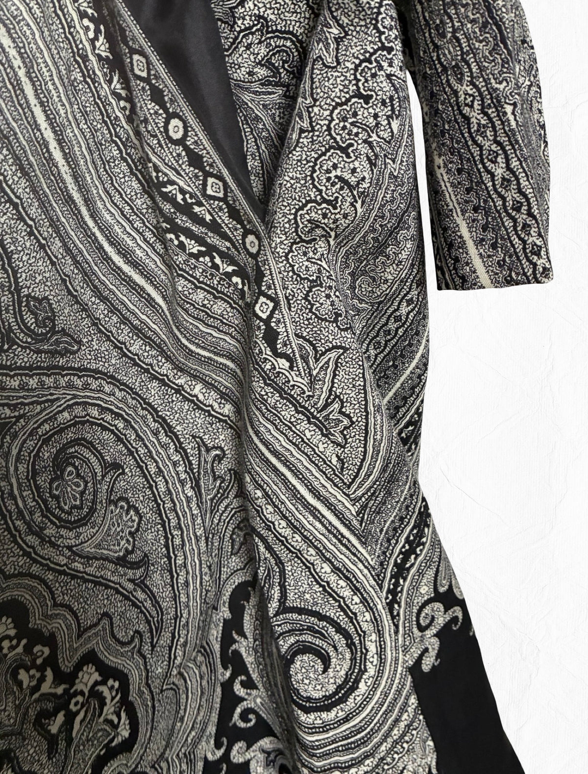 Pauline Trigère Archival Vintage Elegant Bohemian Evening Dress + Scarf Set