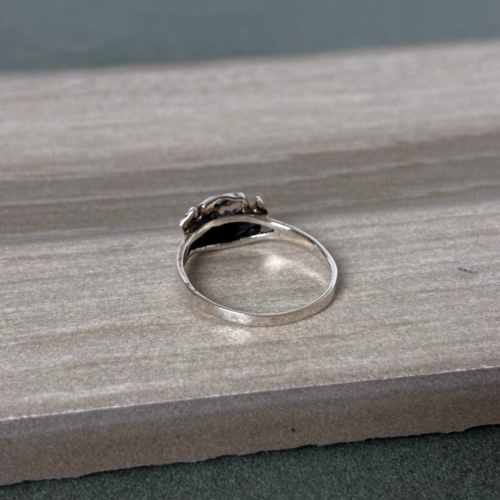 Sterling Dainty Crab Ring Size 5.5