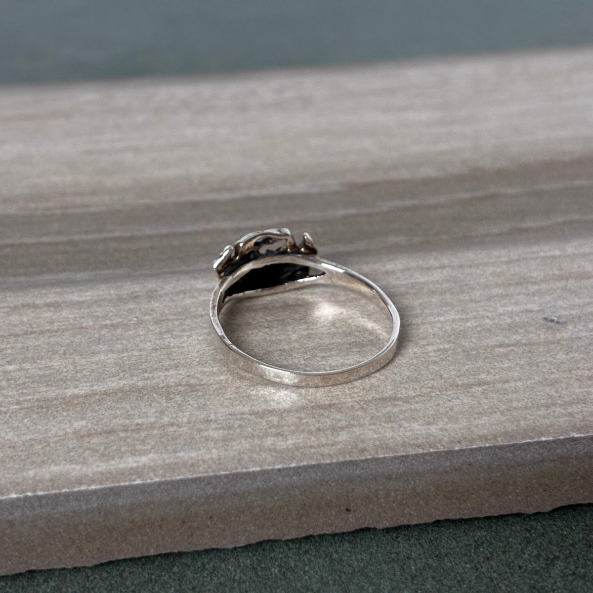 Sterling Dainty Crab Ring Size 5.5