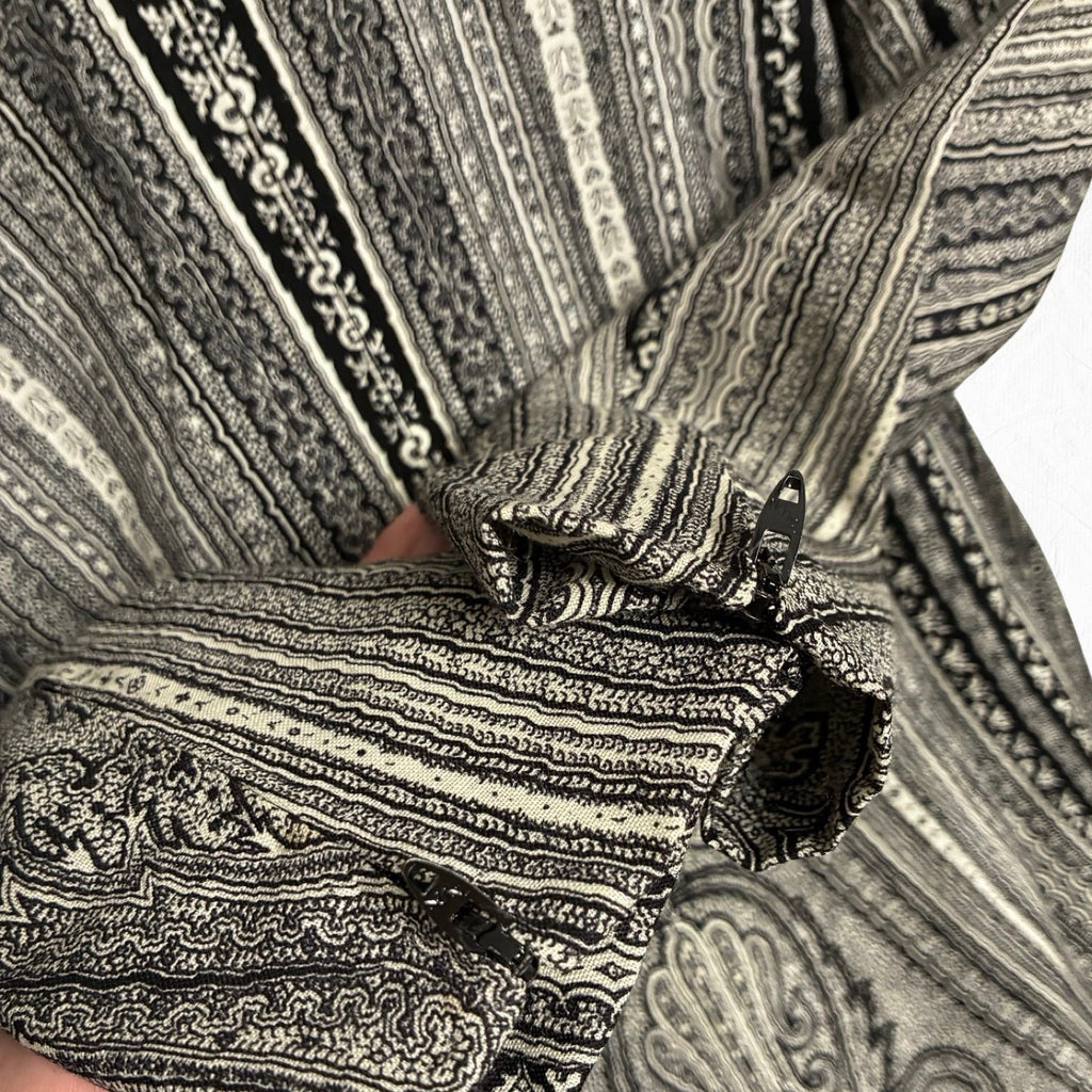 Pauline Trigère Archival Vintage Elegant Bohemian Evening Dress + Scarf Set