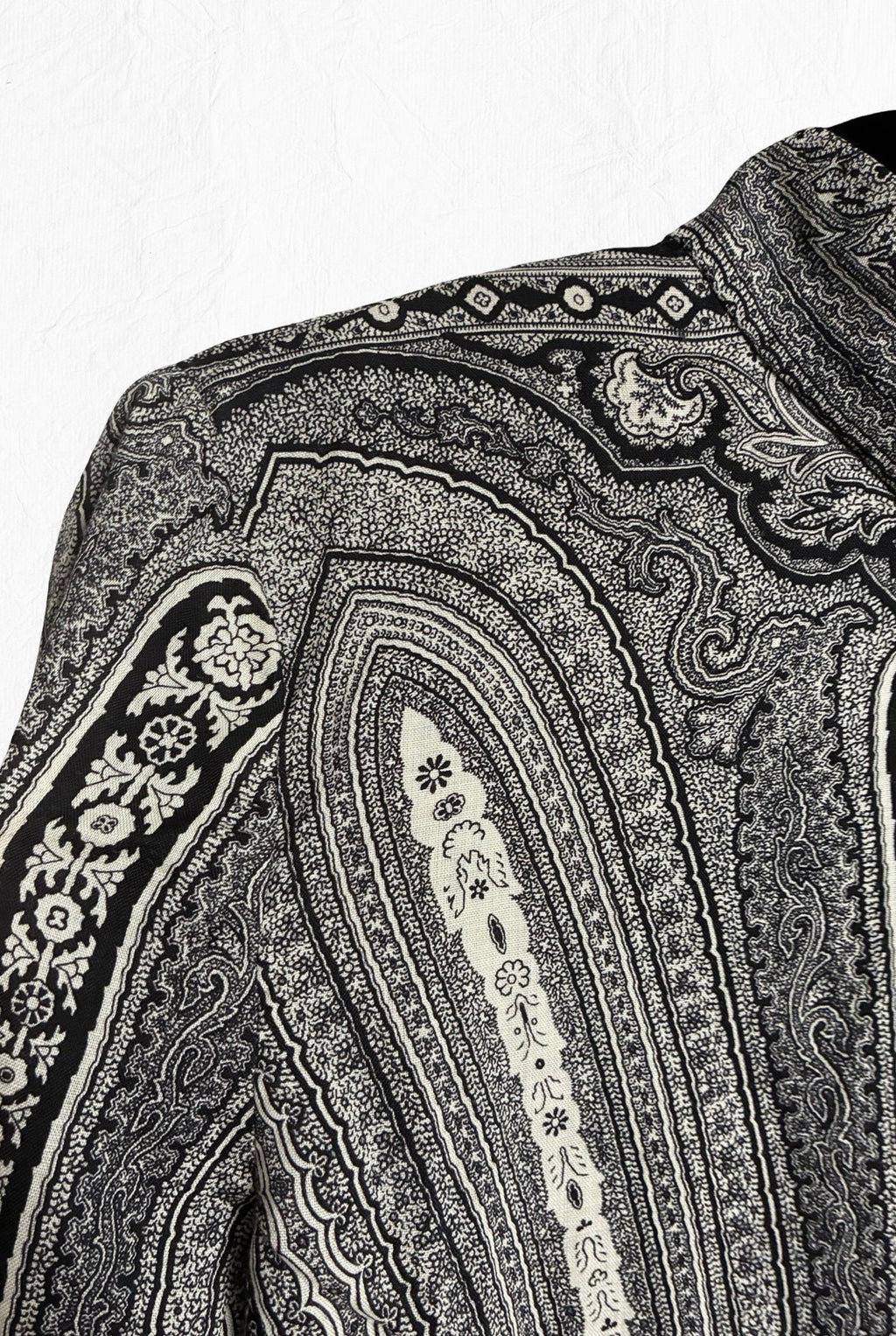 Pauline Trigère Archival Vintage Elegant Bohemian Evening Dress + Scarf Set