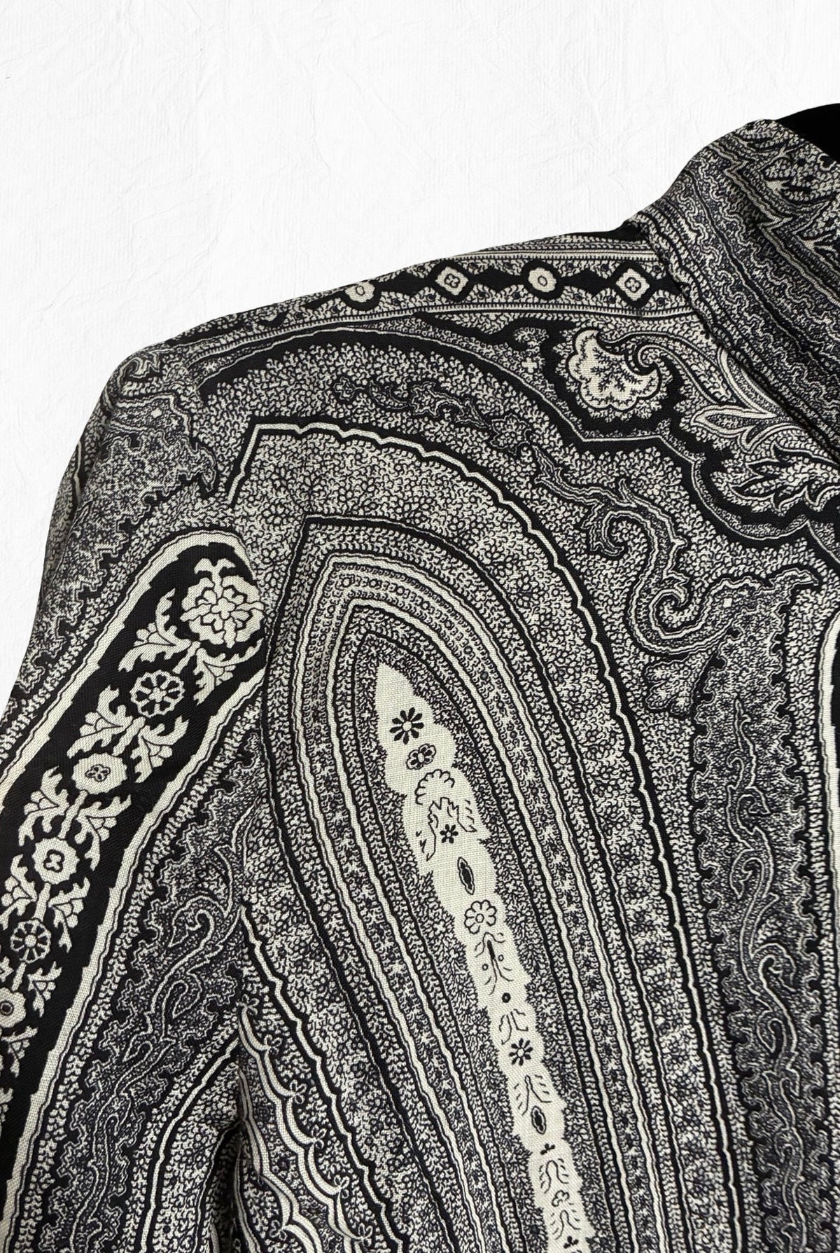 Pauline Trigère Archival Vintage Elegant Bohemian Evening Dress + Scarf Set