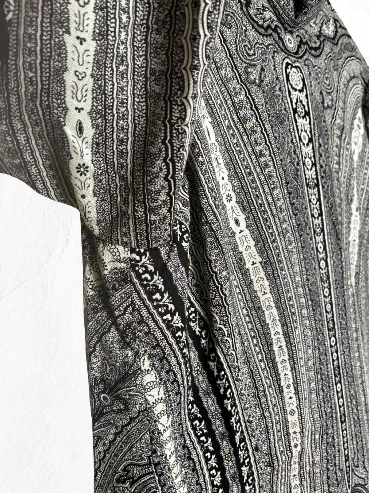 Pauline Trigère Archival Vintage Elegant Bohemian Evening Dress + Scarf Set