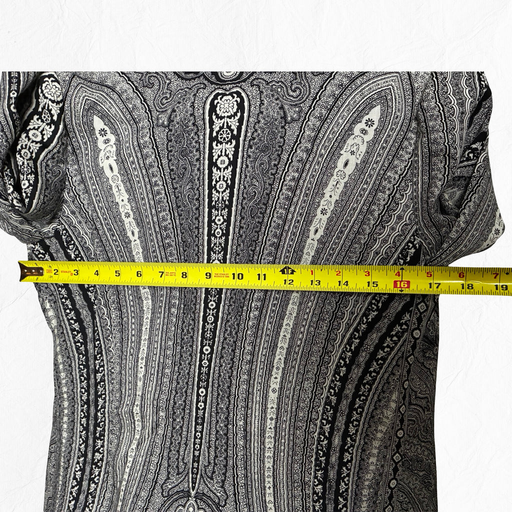 Pauline Trigère Archival Vintage Elegant Bohemian Evening Dress + Scarf Set