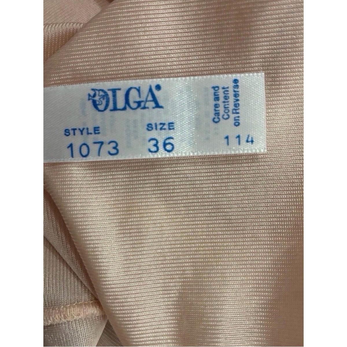 Olga Blush Vintage Satin Cami with Lace Trim Size 36 (~S) | Camisole Top