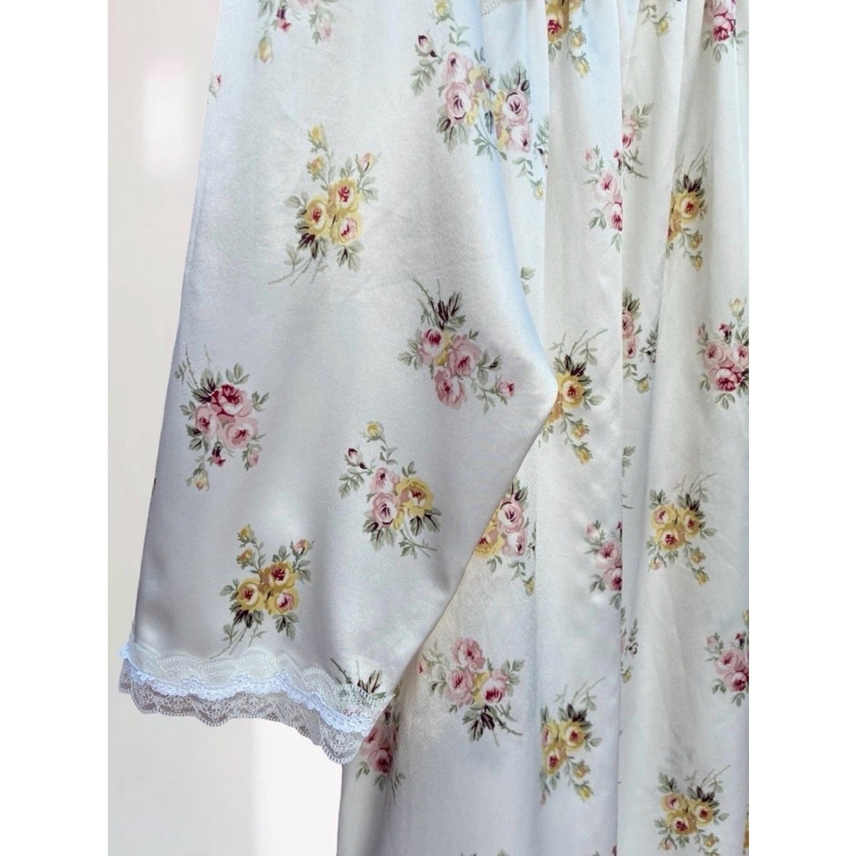 Vintage Christian Dior Floral Lace Maxi Nightdress Sz XL