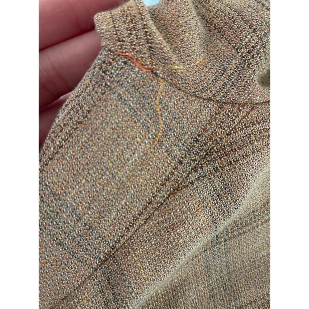 Vintage Giorgio Armani Le Collezioni Windowpane Blazer Made in Italy Sz 10/M