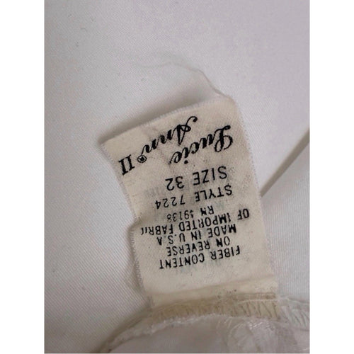 Lucie Anne II Vintage Ivory Satin Camisole with Beaded Sequin Lace Size 32 (~XS)