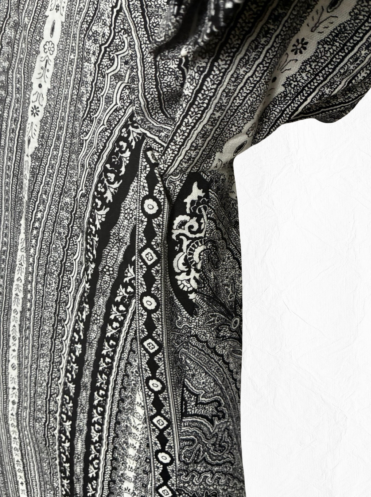 Pauline Trigère Archival Vintage Elegant Bohemian Evening Dress + Scarf Set