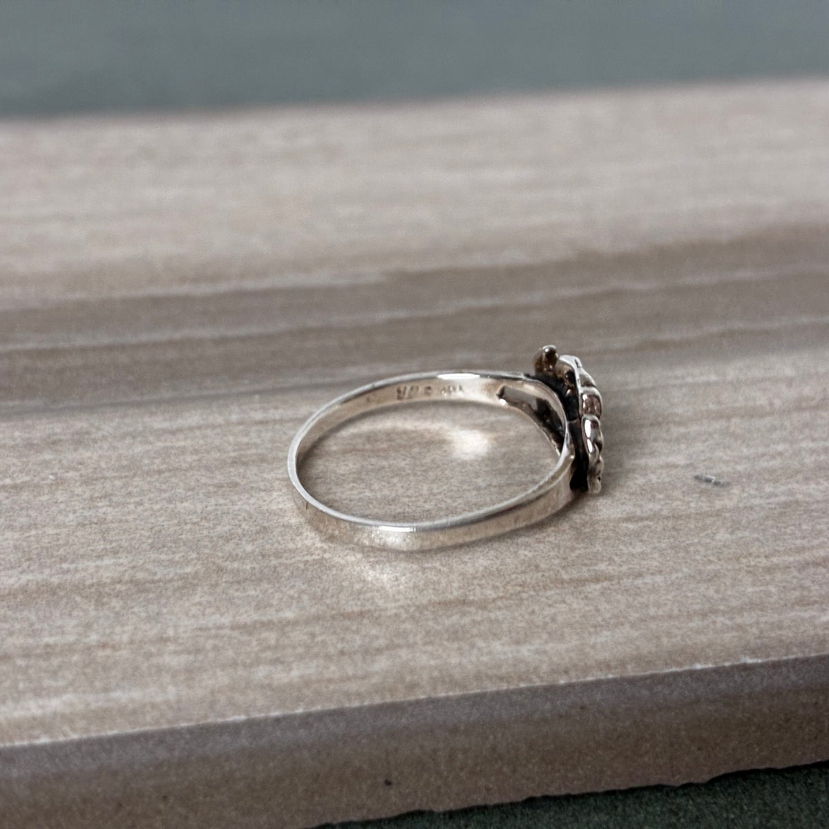 Sterling Dainty Crab Ring Size 5.5