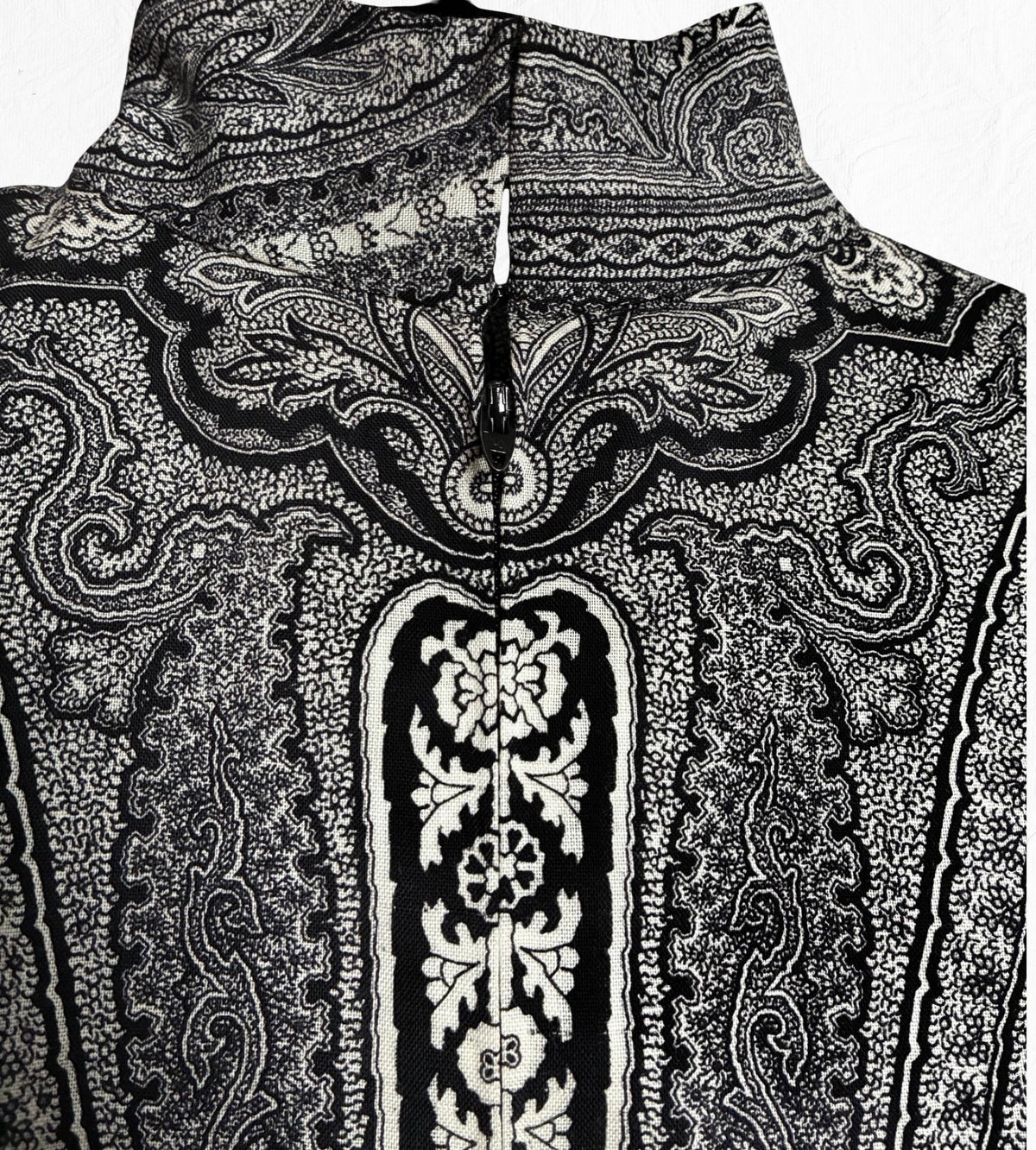 Pauline Trigère Archival Vintage Elegant Bohemian Evening Dress + Scarf Set