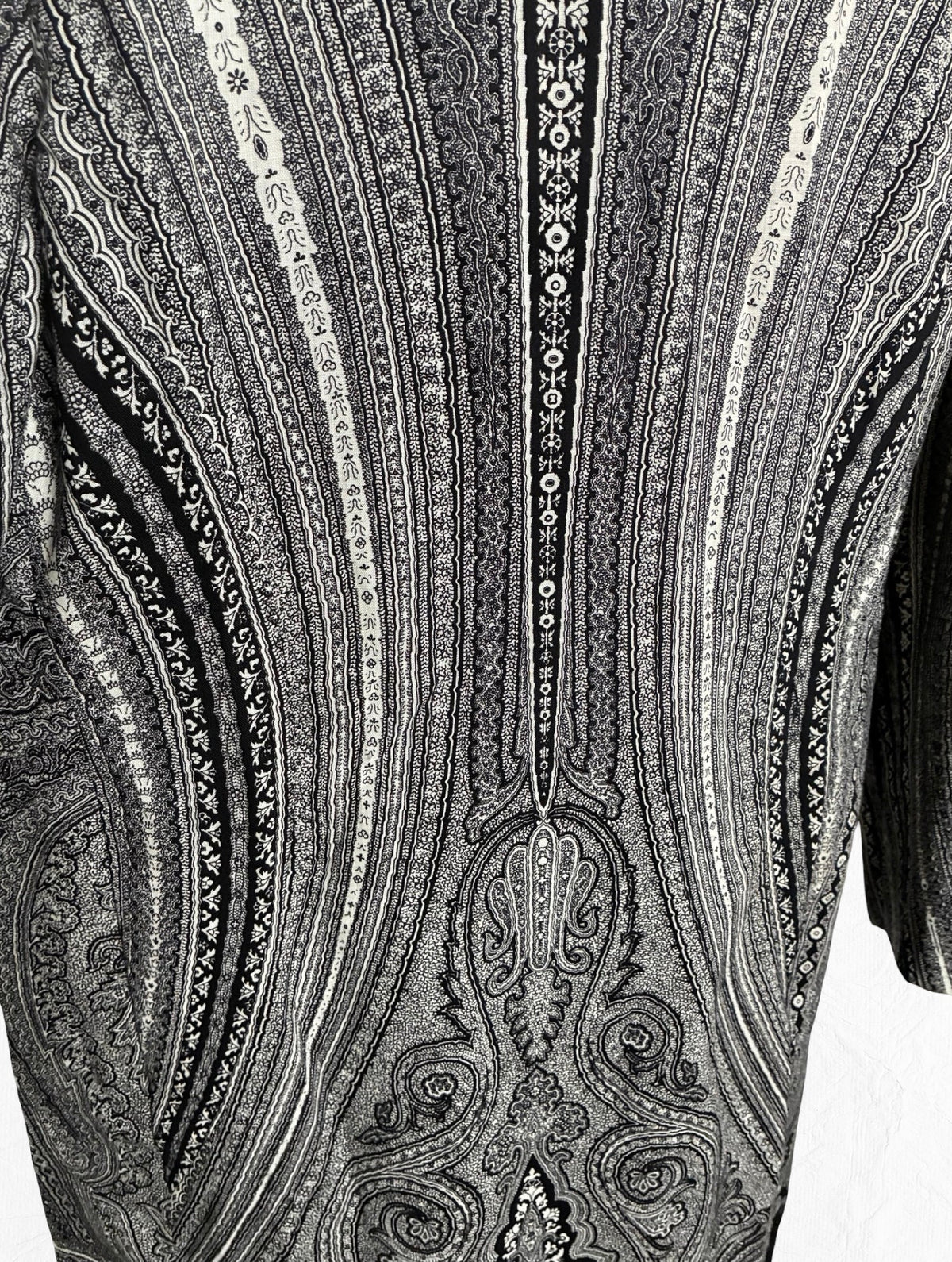 Pauline Trigère Archival Vintage Elegant Bohemian Evening Dress + Scarf Set