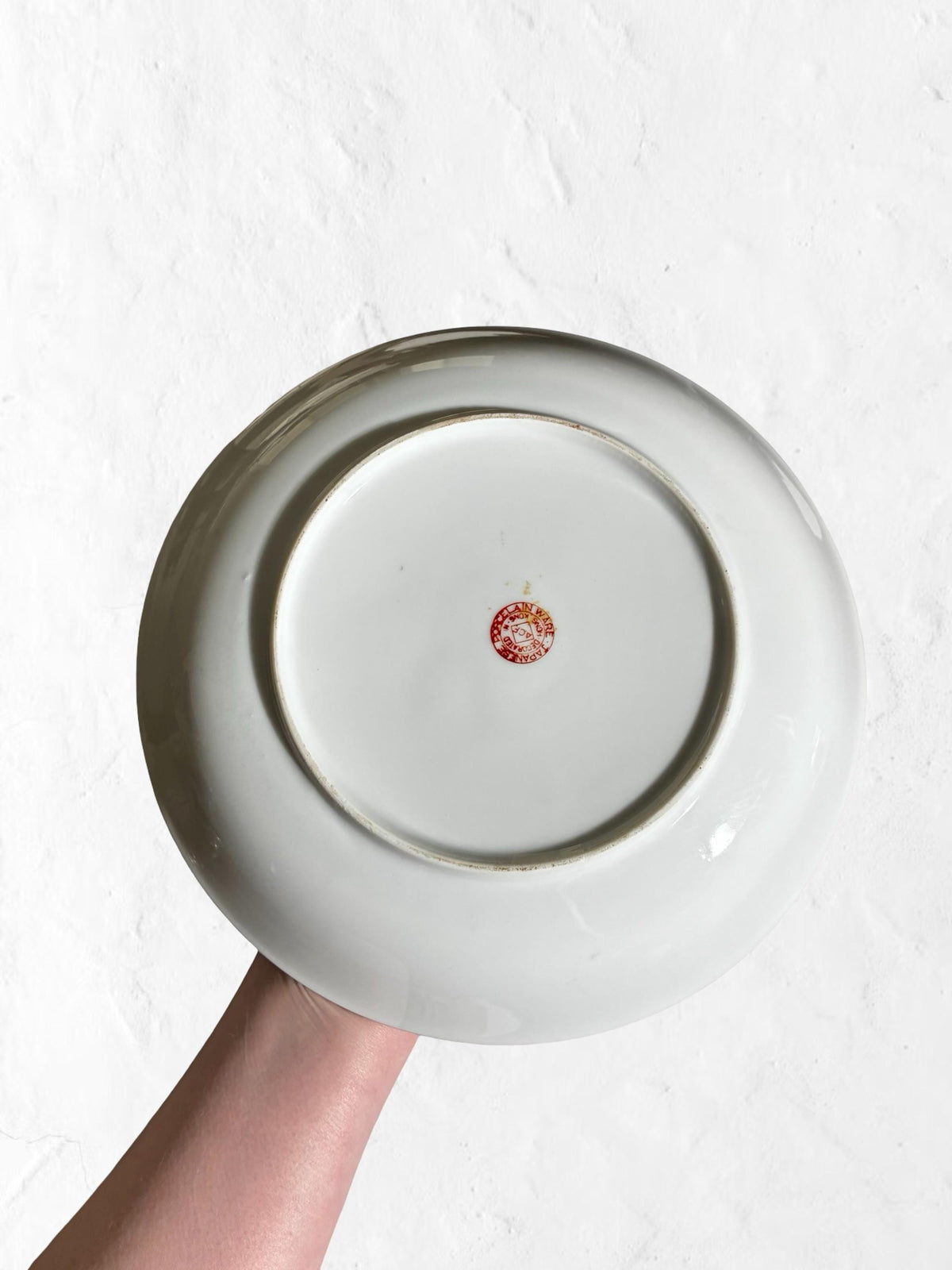 Vintage Famille Rose Porcelain Bowl | Hand Painted Chinoiserie Floral Centerpiece Dish