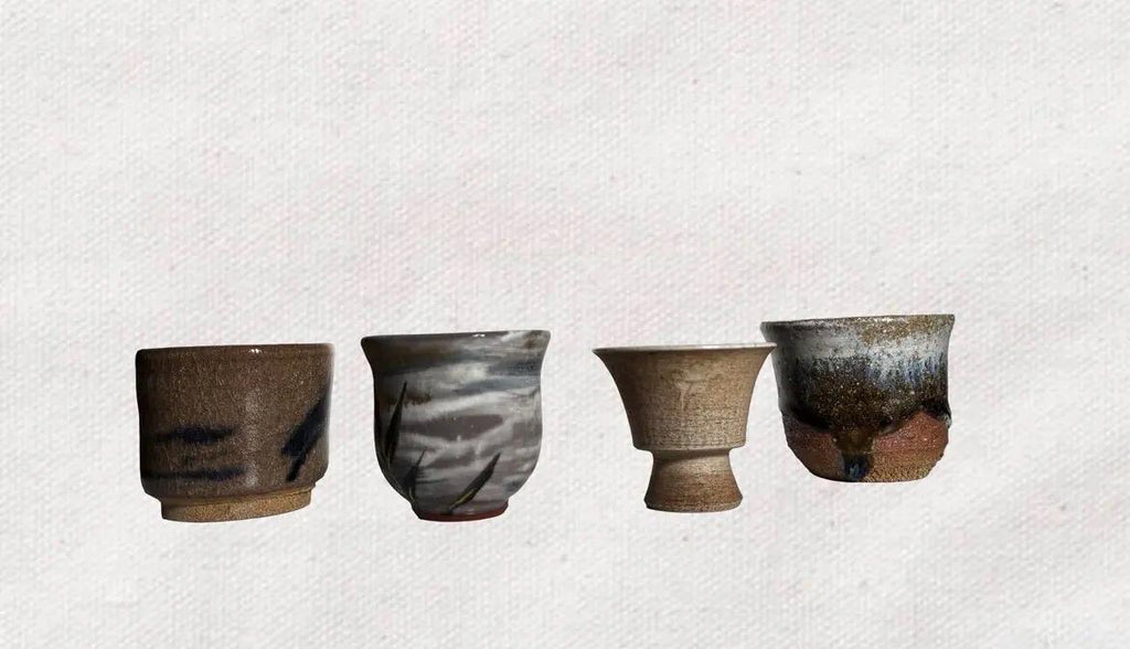 Japanese Yunomi Tea Cups | Wabi Sabi (Set of 4)
