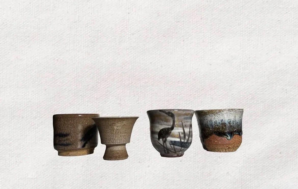 Japanese Yunomi Tea Cups | Wabi Sabi (Set of 4)