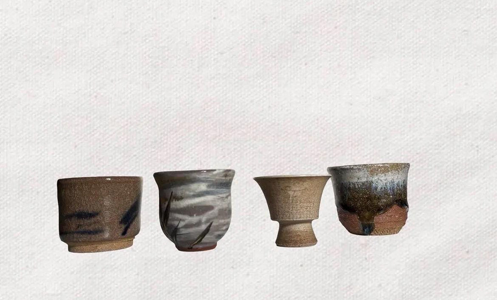 Japanese Yunomi Tea Cups | Wabi Sabi (Set of 4)