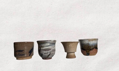 Japanese Yunomi Tea Cups | Wabi Sabi (Set of 4)