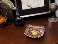 Rosenthal Versace Medusa Porcelain Trinket Dish | Vintage Vanity Ring Holder, Black Red Gold, Germany