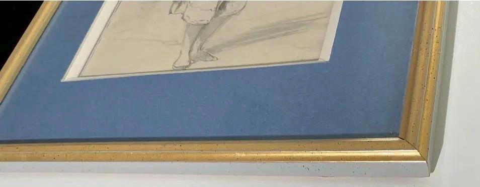 H.E. Bernard Attributed Breton Fisherwoman Study | Framed Antique French Drawing | European School Genre Sketch